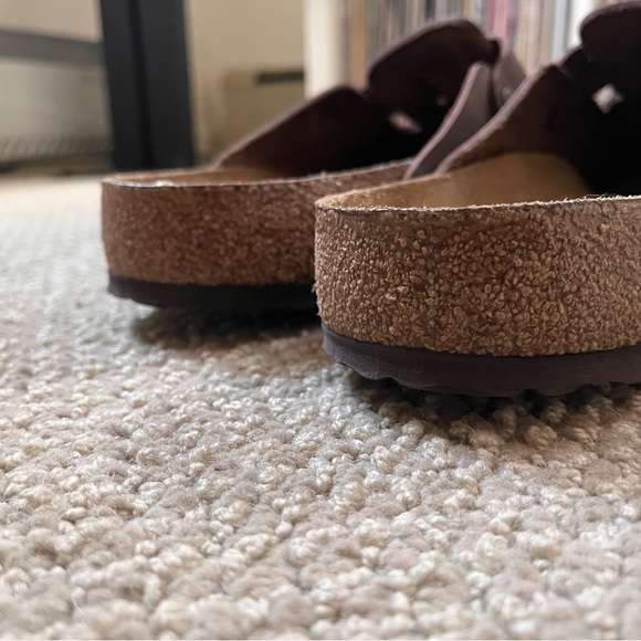 Birkenstock Boston Oiled Leather Clogs color “Habana” Size 46 M13 Soft Footbed - Picture 9 of 11